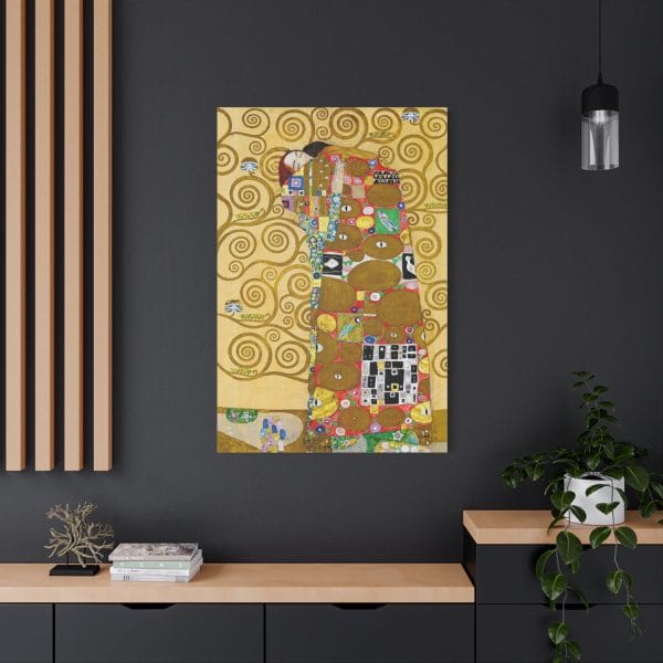 Gustav Klimt 1905 Masterpiece - Fulfilment - Matte Canvas, Stretched, 1.25" - Image 4