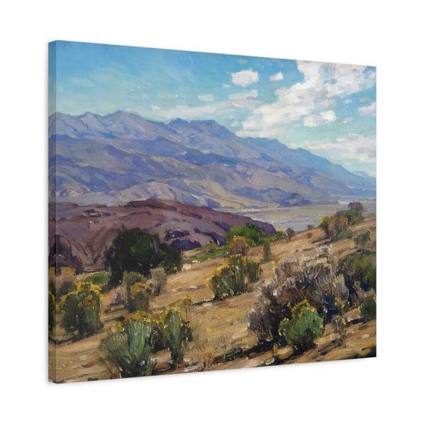 Exploring William Wendt - Masterpiece: Inyo County (1926) - A Timeless Landscape Painting, Matte Canvas, Stretched, 1.25" - Image 11