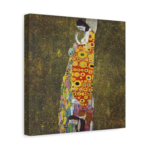 Gustav Klimt 1907 Iconic Work - Hope II, Matte Canvas, Stretched, 1.25" - Image 6