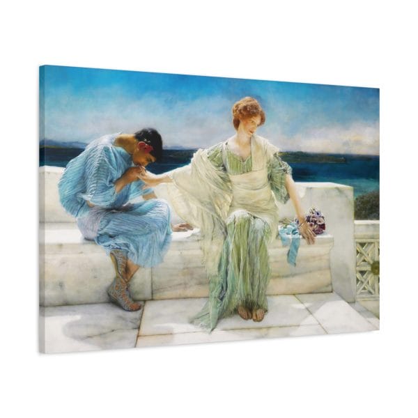 Lawrence Alma-Tadema Masterpiece - Ask Me No More (1906) - A Timeless Classic, Matte Canvas, Stretched, 1.25" - Image 16