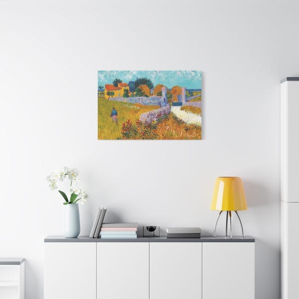 Enhance Your Home with Vincent van Goghs - Farmhouse in Provence, 1888 - on Canvas - A Rustic Masterpiece, Matte Canvas, Stretched, 1.25" - Image 11