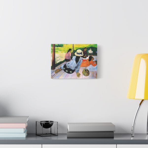 Paul Gauguin - The Siesta (1892-1894) - Transform Your Space with Stunning Canvas Print, Matte Canvas, Stretched, 1.25" - Image 7