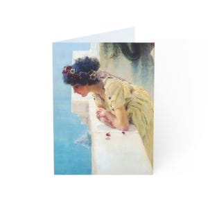 Lawrence Alma-Tadema - A Coign of Vantage 1895 - Elegant Vintage Greeting Cards Set - Perfect for All Occasions