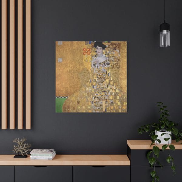 Gustav Klimt's 1907 Iconic Portrait, Adele Bloch-Bauer, Matte Canvas, Stretched, 1.25" - Image 4
