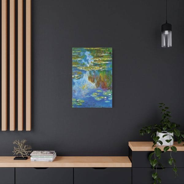 Claude Monet - Iconic Water Lilies (1907) - A Masterpiece of Impressionist Art, Matte Canvas, Stretched, 1.25" - Image 8