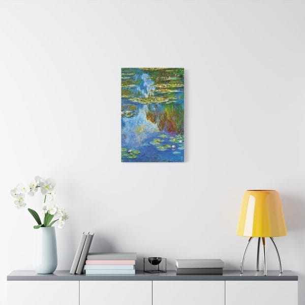 Claude Monet - Iconic Water Lilies (1907) - A Masterpiece of Impressionist Art, Matte Canvas, Stretched, 1.25" - Image 4