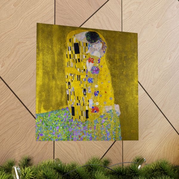Gustav Klimt's The Kiss (1907 - 1908) - Exquisite. Romantic Matte Vertical Posters - Image 11