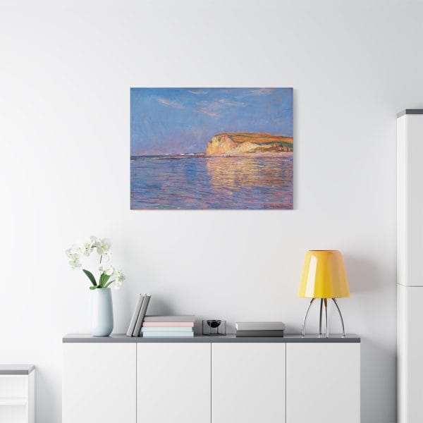 Claude Monet - Low Tide at Pourville - Iconic Impressionist Seascape,, Matte Canvas, Stretched, 1.25" - Image 10