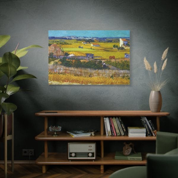 Bring Vincent van Goghs De Oogst to Life on Canvas - A Stunning Harvest Scene, Matte Canvas, Stretched, 1.25" - Image 24