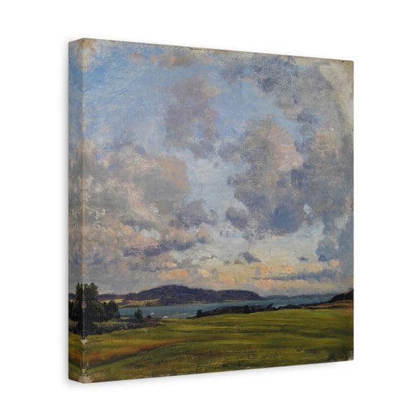 Berndt Lindholm - Syyspilvia - (1890-1899), Matte Canvas, Stretched, 1.25" - Image 6