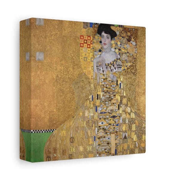 Gustav Klimt's 1907 Iconic Portrait, Adele Bloch-Bauer, Matte Canvas, Stretched, 1.25" - Image 6