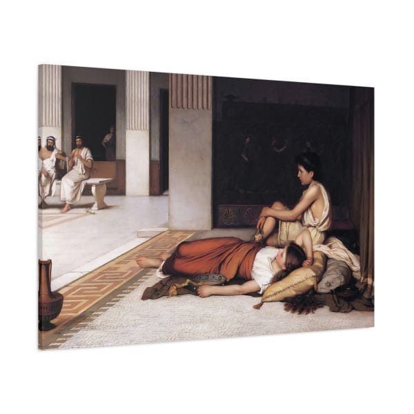 John William Waterhouse - Exploring the Masterpiece, After the Dance, 1876, Matte Canvas, Stretched, 1.25" - Image 11