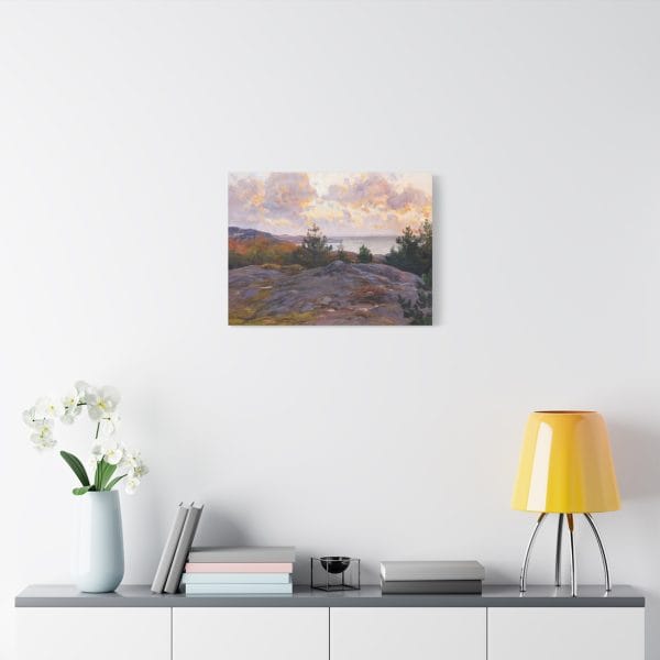 Berndt Lindholm - Cliffs by the Shore - Stunning Nordic Coastal Art, Matte Canvas, Stretched, 1.25" - Image 8