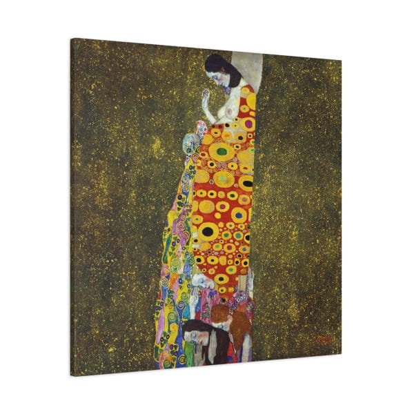 Gustav Klimt 1907 Iconic Work - Hope II, Matte Canvas, Stretched, 1.25"