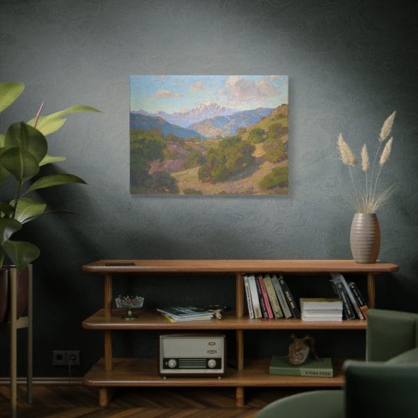 William Wendt Masterpiece Exploring - Mount San Antonio (1912) - A Timeless Landscape Painting, Matte Canvas, Stretched, 1.25" - Image 12