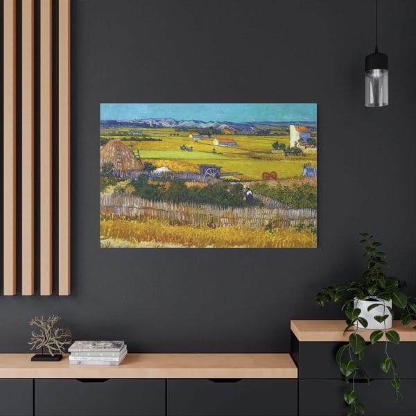 Bring Vincent van Goghs De Oogst to Life on Canvas - A Stunning Harvest Scene, Matte Canvas, Stretched, 1.25" - Image 23