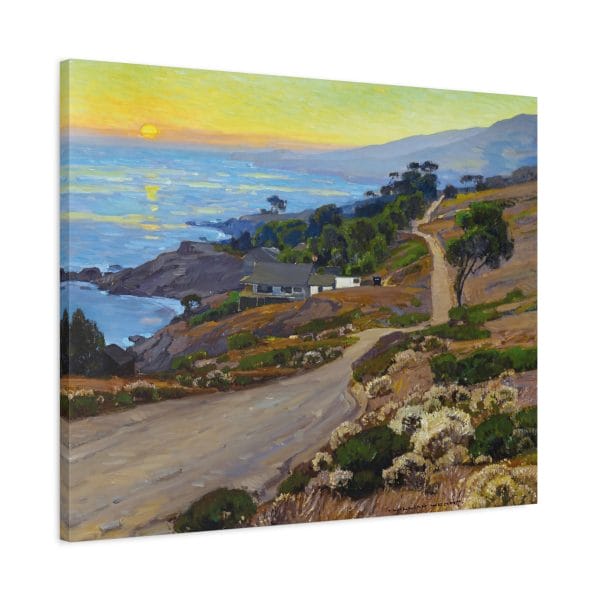 William Wendt Masterpiece - The Old Coast Road (1916) - A Timeless California Landscape, Matte Canvas, Stretched, 1.25" - Image 11