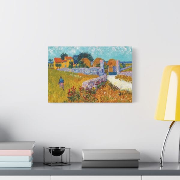 Enhance Your Home with Vincent van Goghs - Farmhouse in Provence, 1888 - on Canvas - A Rustic Masterpiece, Matte Canvas, Stretched, 1.25" - Image 2