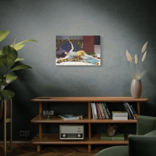 Timeless Elegance - John William Waterhouse & Godwards Dolce Far Niente, 1897, Matte Canvas, Stretched, 1.25" - Image 8