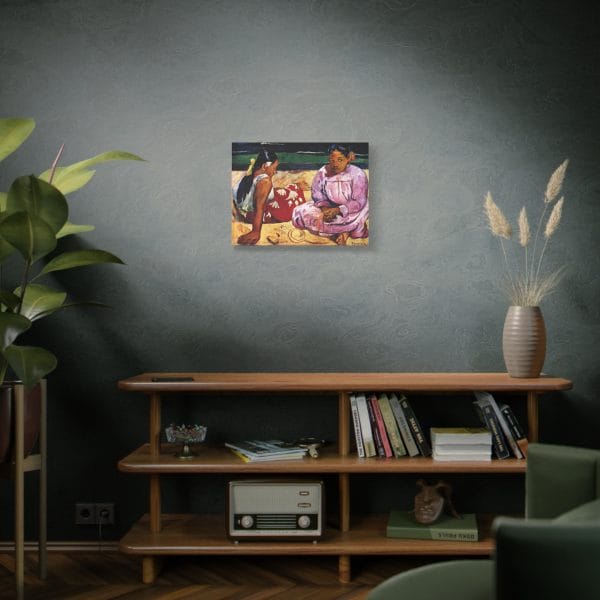 Nafea Faa Ipoipo by Paul Gauguin  - Vibrant Tahitian Art for Home Decor - Post-Impressionist Masterpiece (1892), Matte Canvas, Stretched, 1.25" - Image 2