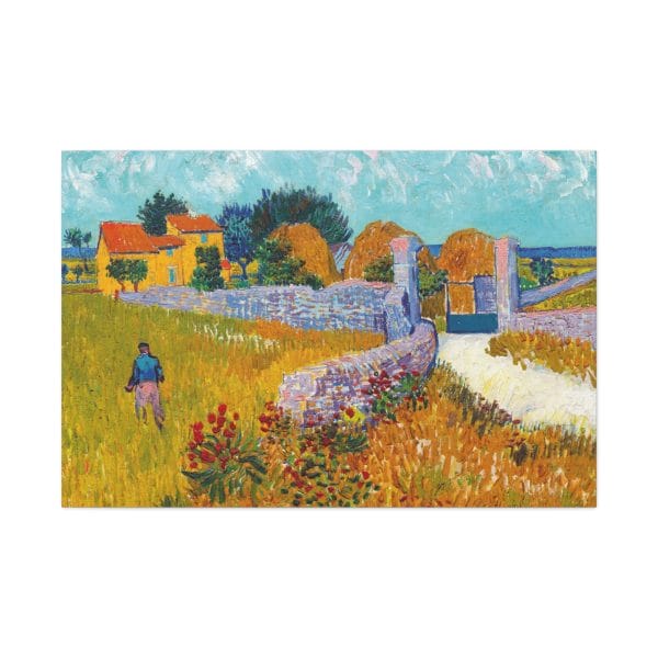 Enhance Your Home with Vincent van Goghs - Farmhouse in Provence, 1888 - on Canvas - A Rustic Masterpiece, Matte Canvas, Stretched, 1.25" - Image 14