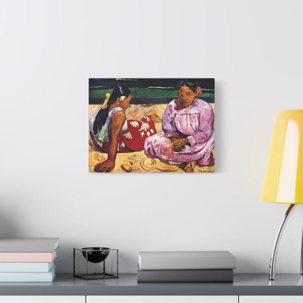 Nafea Faa Ipoipo by Paul Gauguin  - Vibrant Tahitian Art for Home Decor - Post-Impressionist Masterpiece (1892), Matte Canvas, Stretched, 1.25" - Image 6