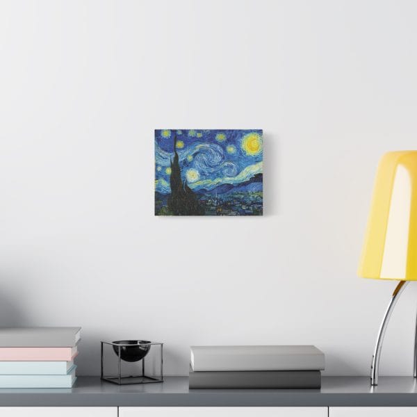 Transform Your Space with Vincent van Gogh - Starry Night on Canvas - A Timeless Masterpiece, Matte Canvas, Stretched, 1.25" - Image 2
