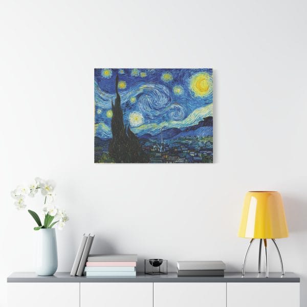 Transform Your Space with Vincent van Gogh - Starry Night on Canvas - A Timeless Masterpiece, Matte Canvas, Stretched, 1.25" - Image 9