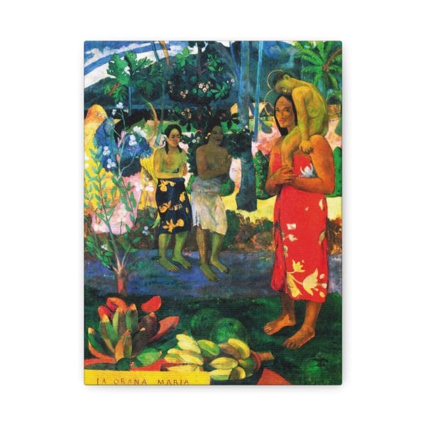 Ia Orana Maria by Paul Gauguin - Premium Canvas Print - Tahitian Art Masterpiece, Matte Canvas, Stretched, 1.25" - Image 5