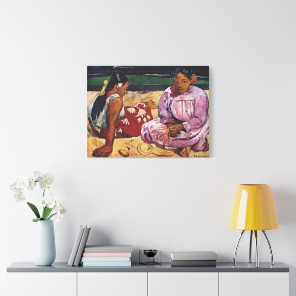 Nafea Faa Ipoipo by Paul Gauguin  - Vibrant Tahitian Art for Home Decor - Post-Impressionist Masterpiece (1892), Matte Canvas, Stretched, 1.25" - Image 9