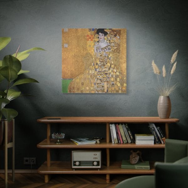 Gustav Klimt's 1907 Iconic Portrait, Adele Bloch-Bauer, Matte Canvas, Stretched, 1.25" - Image 5