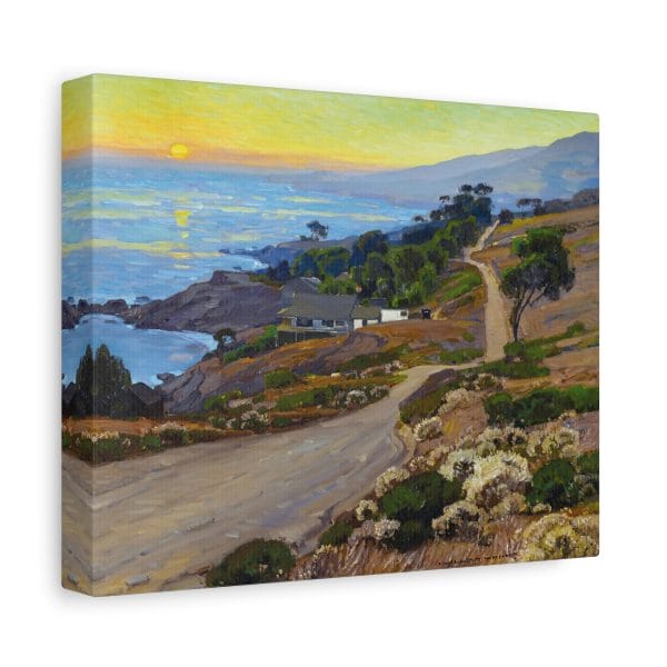 William Wendt Masterpiece - The Old Coast Road (1916) - A Timeless California Landscape, Matte Canvas, Stretched, 1.25" - Image 4