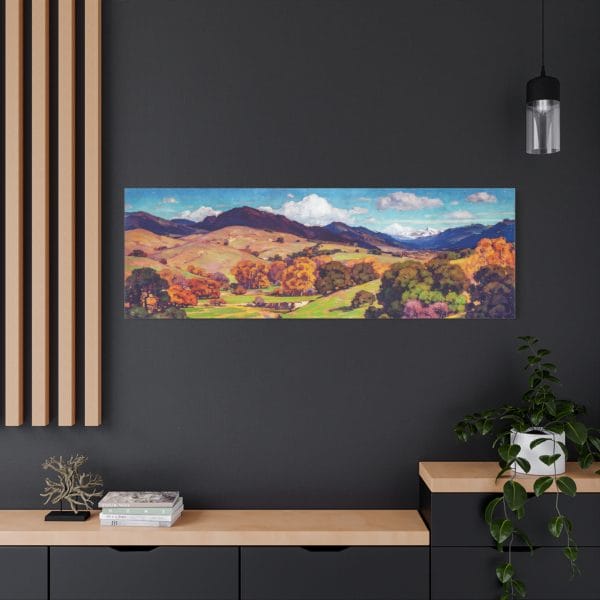 Exploring William Wendt - Iconic 1920 California Landscape Painting, Matte Canvas, Stretched, 1.25" - Image 4