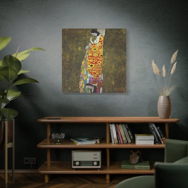 Gustav Klimt 1907 Iconic Work - Hope II, Matte Canvas, Stretched, 1.25" - Image 5