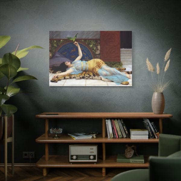 Timeless Elegance - John William Waterhouse & Godwards Dolce Far Niente, 1897, Matte Canvas, Stretched, 1.25" - Image 15