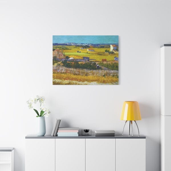 Bring Vincent van Goghs De Oogst to Life on Canvas - A Stunning Harvest Scene, Matte Canvas, Stretched, 1.25" - Image 17