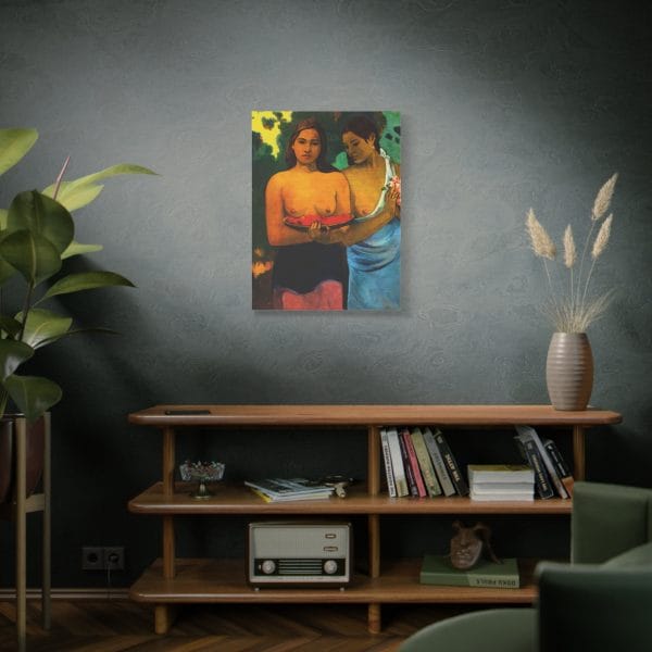 Two Tahitian Women by Paul Gauguin (1899) - Premium Canvas Art Print, Matte Canvas, Stretched, 1.25" - Image 11