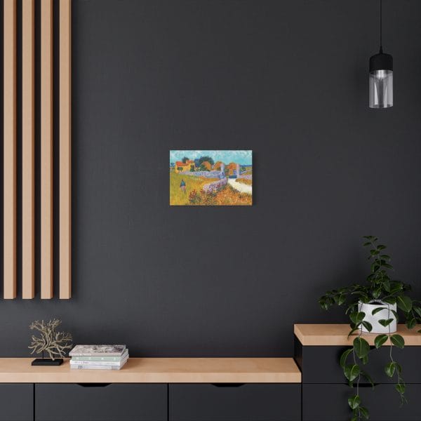 Enhance Your Home with Vincent van Goghs - Farmhouse in Provence, 1888 - on Canvas - A Rustic Masterpiece, Matte Canvas, Stretched, 1.25" - Image 3