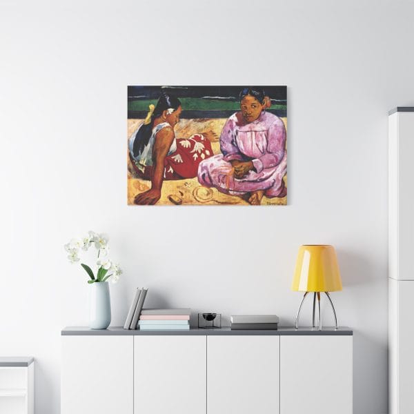 Nafea Faa Ipoipo by Paul Gauguin  - Vibrant Tahitian Art for Home Decor - Post-Impressionist Masterpiece (1892), Matte Canvas, Stretched, 1.25" - Image 14