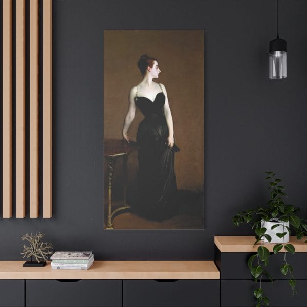 John Singer Sargent 1884 Classic - Madame X (Madame Pierre Gautreau) - Matte Canvas, Stretched, 1.25" - Image 4