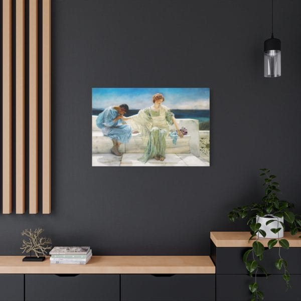 Lawrence Alma-Tadema Masterpiece - Ask Me No More (1906) - A Timeless Classic, Matte Canvas, Stretched, 1.25" - Image 18