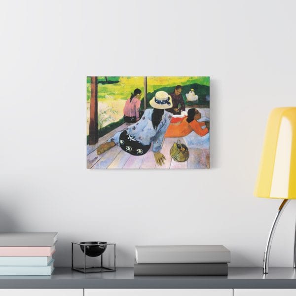 Paul Gauguin - The Siesta (1892-1894) - Transform Your Space with Stunning Canvas Print, Matte Canvas, Stretched, 1.25" - Image 11