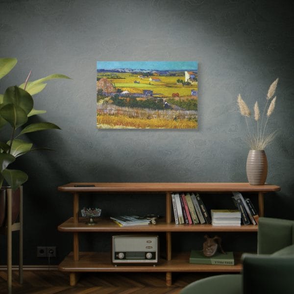 Bring Vincent van Goghs De Oogst to Life on Canvas - A Stunning Harvest Scene, Matte Canvas, Stretched, 1.25" - Image 14