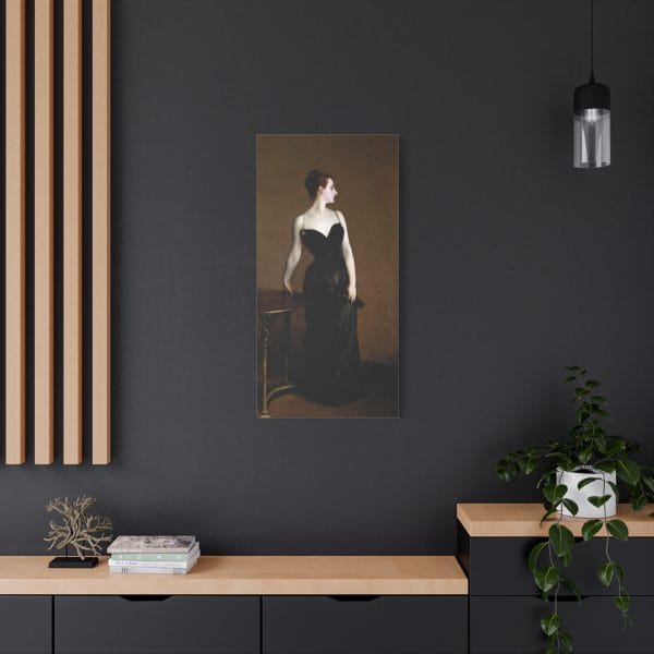 John Singer Sargent 1884 Classic - Madame X (Madame Pierre Gautreau) - Matte Canvas, Stretched, 1.25" - Image 8