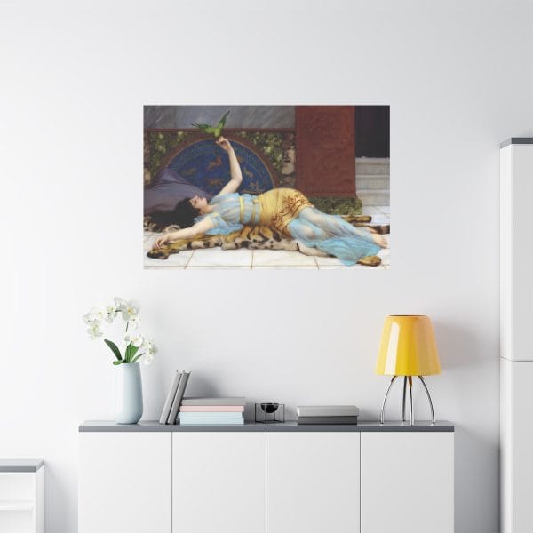 Timeless Elegance - John William Waterhouse & Godwards Dolce Far Niente, 1897, Matte Canvas, Stretched, 1.25" - Image 13