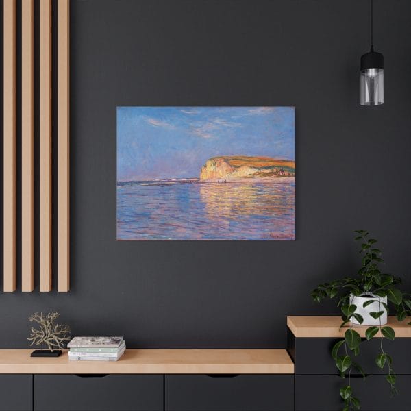 Claude Monet - Low Tide at Pourville - Iconic Impressionist Seascape,, Matte Canvas, Stretched, 1.25" - Image 11