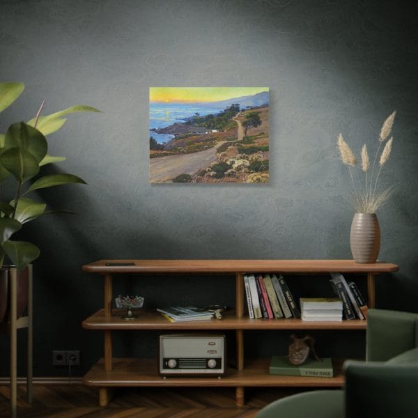 William Wendt Masterpiece - The Old Coast Road (1916) - A Timeless California Landscape, Matte Canvas, Stretched, 1.25" - Image 14