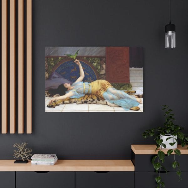 Timeless Elegance - John William Waterhouse & Godwards Dolce Far Niente, 1897, Matte Canvas, Stretched, 1.25" - Image 14