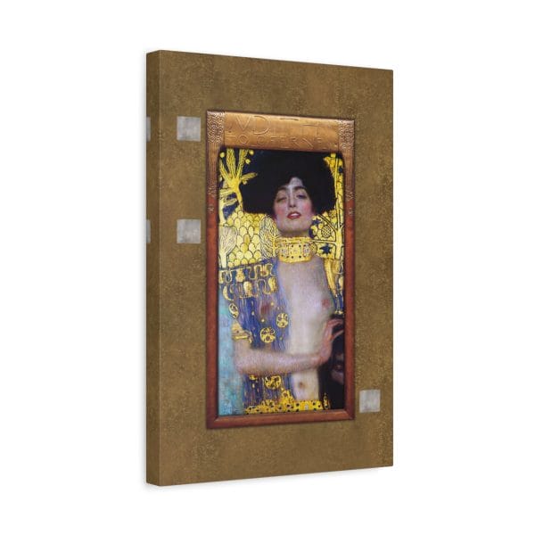 Gustav Klimt - Judith & The Head of Holofernes (1901) - Iconic Symbolism and Art Nouveau Masterpiece, Matte Canvas, Stretched, 1.25"