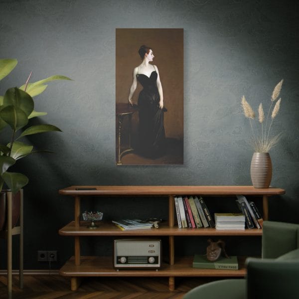 John Singer Sargent 1884 Classic - Madame X (Madame Pierre Gautreau) - Matte Canvas, Stretched, 1.25" - Image 9